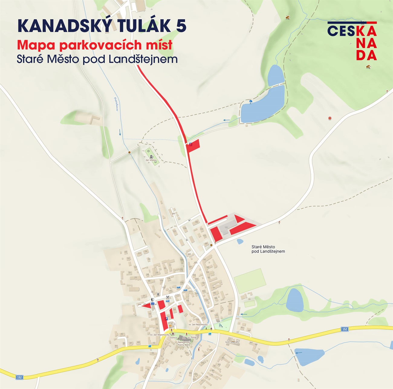 Parkování mapa